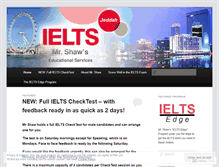 Tablet Screenshot of ieltsjeddah.com